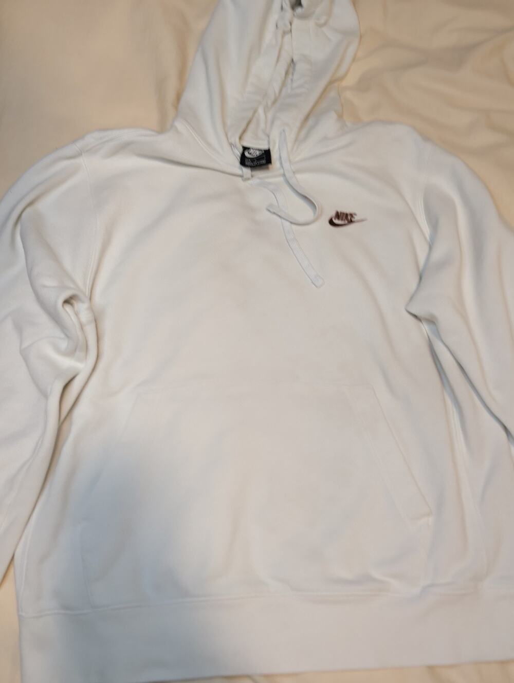 Nike Sportswear Club Men's Pullover Hoodie - White